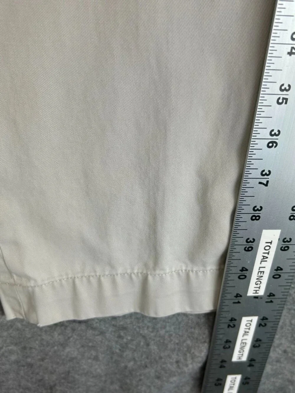 Polo Ralph Lauren Prospect Chino Pants Mens 34x31 Ivory Flat‎ Front (Tag-36x32)